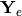 \mathbf{Y}_e