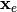 \mathbf{x}_e